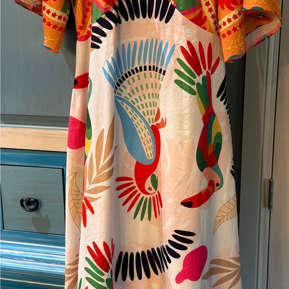 FARM Rio look alike Tropical Print Maxi Dress - Picture 2 of 5